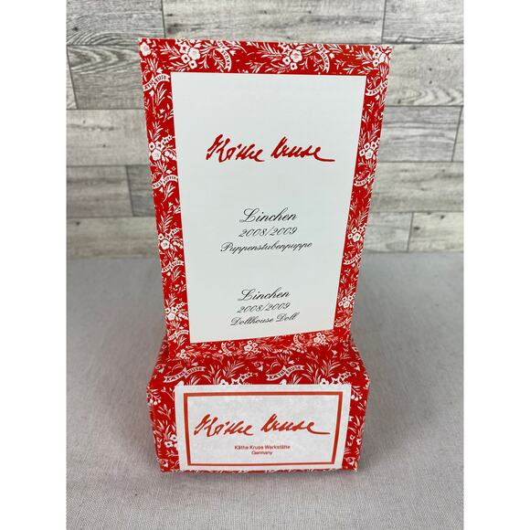 Kathe Kruse Linchen Miniature 5” Dollhouse Doll NRFB 2008-2009 RARE Mint Cond - Picture 7 of 8